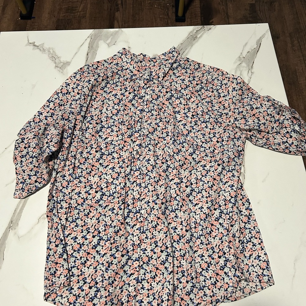 floral button down